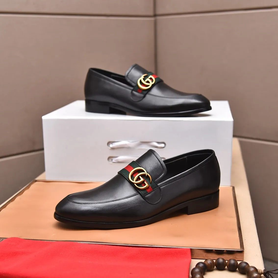 Men's shoes💰540📛📛Original (water-dyed cowhide) Gucci GUCCI official website formal shoes🌀 Italian🇮🇹imported cowhide➕top imported water-dyed cowhide lining💋Finely handmade original bottom, the real thing looks better when photographed in person Standard size 38-44